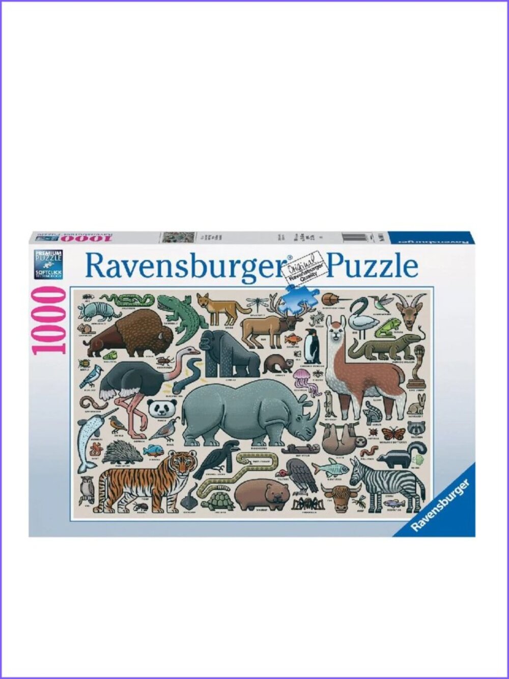 Ravensburger 1000pcs Adult Puzzle-You Wild Animal by Mario Zucca New In Box